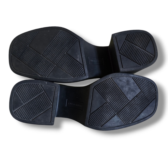 CALL IT SPRING Women's Noella Bright Green Chain Accent Vegan Platform Loafers - Picture 15 of 16